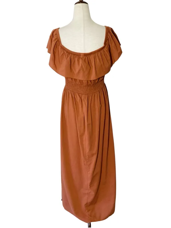NWT OLD NAVY Maxi Off Shoulder Dress - Image 4