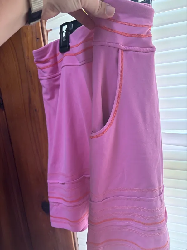 Title Nine Skort Athletic pink orange golf tennis - Image 4