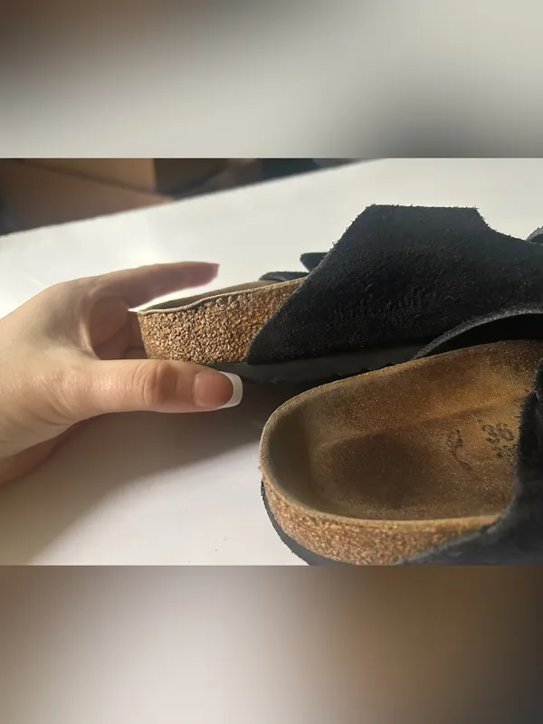 Birkenstock Arizona Suede Leather Sandals 36 - Image 6