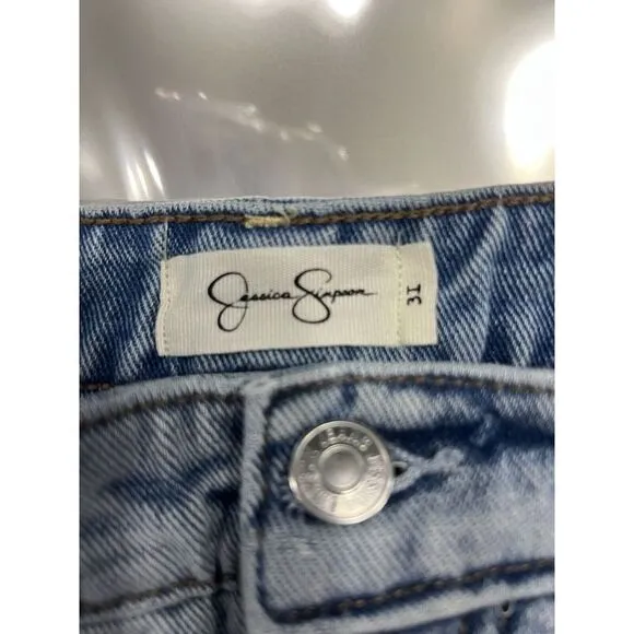 Jessica Simpson Jeans Womens Size 31 Monroe Boyfriend Patched Boho Cowgirl Rodeo - Image 3