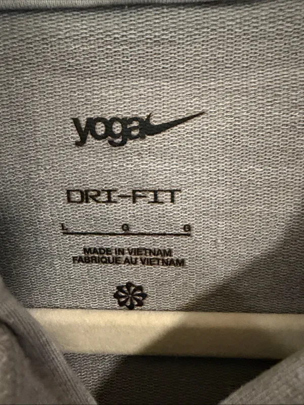 Nike Light Gray Women's Pullover Hoodie - Image 4