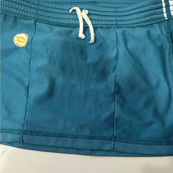 Vintage Y2K Abercrombie & Fitch Teal Tennis Mini Skirt XS Sporty Preppy A&F - Image 7