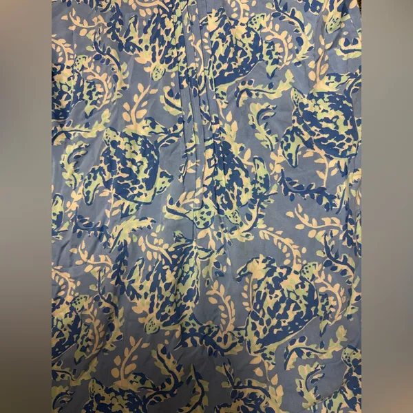 Lilly Pulitzer Hollee Dress in Turtely Awesome Blue Bell Sleeve Shift XS - Image 10