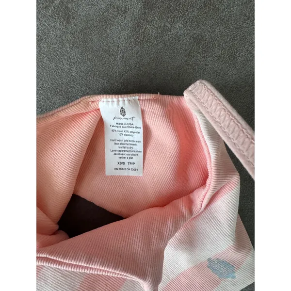 Free People Movement Tighten Up Reversible Bra Pastel Peach Combo XS/S NEW $58 - Image 5