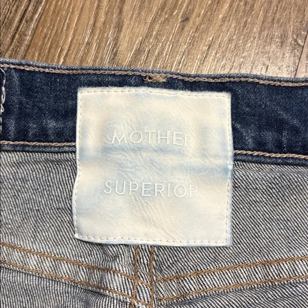 MOTHER JEANS SUPERIOR The Insider Ankle, wash where the sun Don't shine Sz 25 - Image 5