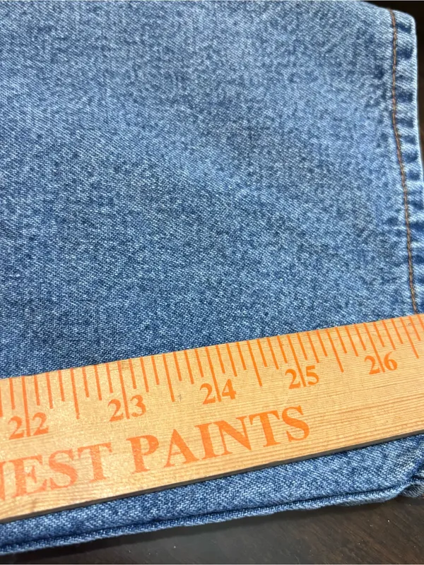D’Roci Maternity Denim Overalls with Embroidered Bear Patch Pocket size Medium - Image 13