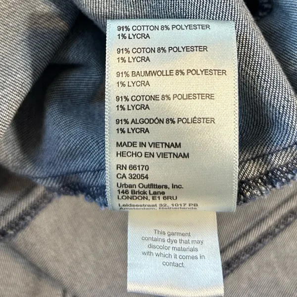 Free People Denim Dress Coastal Cowgirl Size Large - Image 5