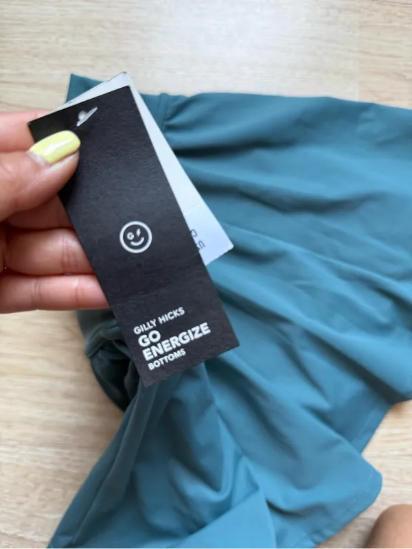 Gilly Hicks Energize Skort Blue Teal Size Small - Image 5
