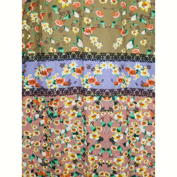 Sheilay Ditsy Floral Multicolor sleeveless Shift‎ Maxi Bohemian Dress LARGE NWT - Image 4
