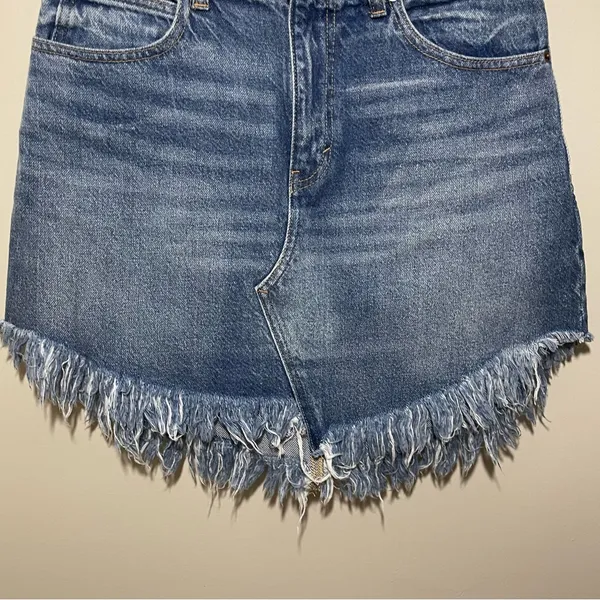 Free People Bailey Denim Mini Skirt Size 28 - Image 3
