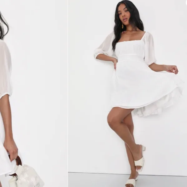 LULU's Bachelorette Engagement Bridal Shower Honeymoon Flirty Mini Dress - Image 2