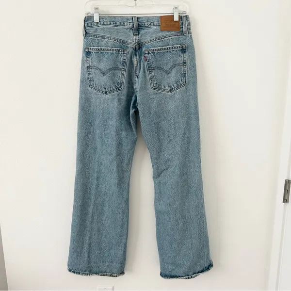 Levi’s Distressed Baggy Boot Cut Jeans - Image 2