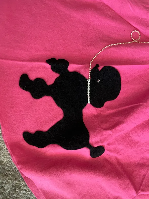 Adult One Size Poodle Skirt Costume - Image 3