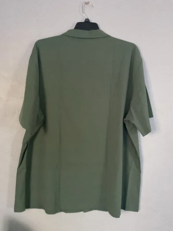 Army green men’s top Size 4X - Image 2