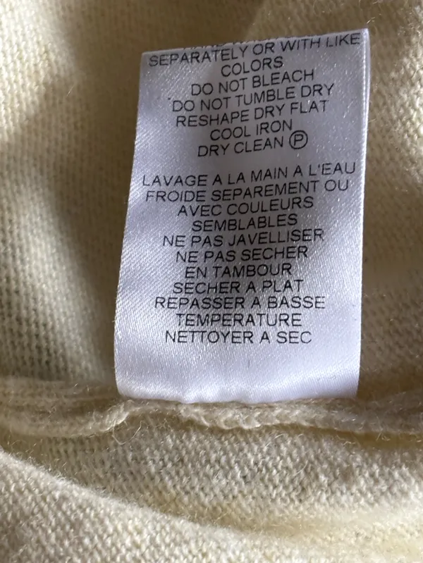 Bianco & Blu Lightweight Cashmere Silk Italian Cardigan - Image 5