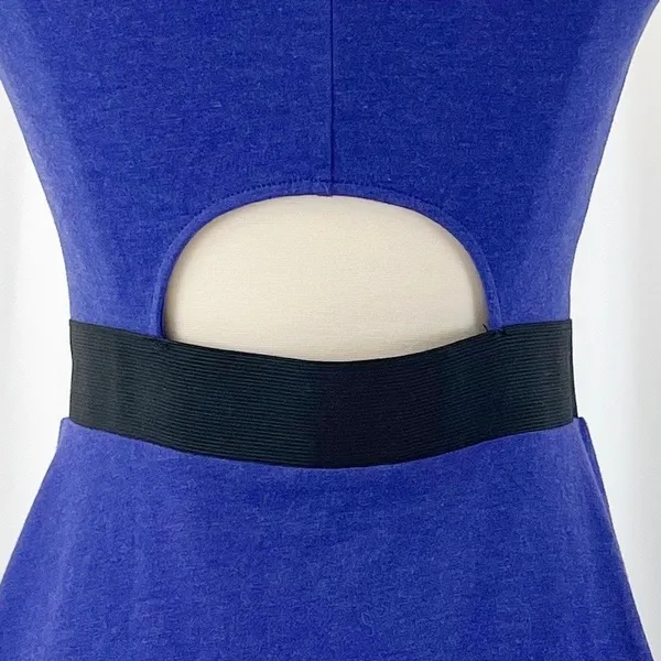 American Eagle Skater Dress Womens‎ Size Small Colorblock Stretch Retro Mini - Image 5
