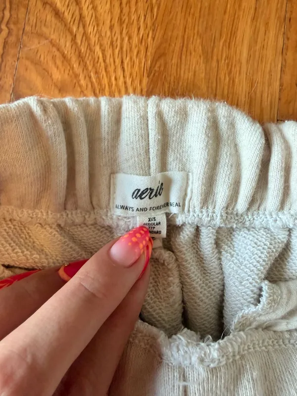 Aerie Cream Sweatpants - Image 2
