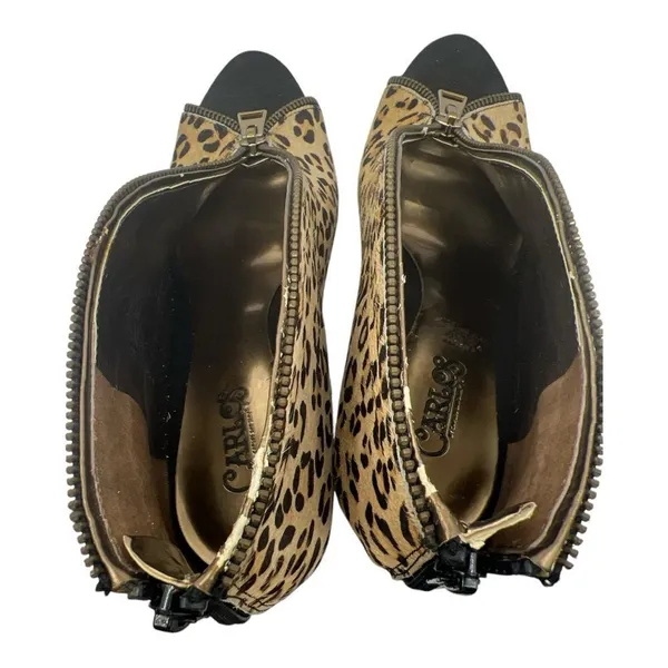 Carlos Santana Veruca leather upper fur 7.5 heels - Image 7