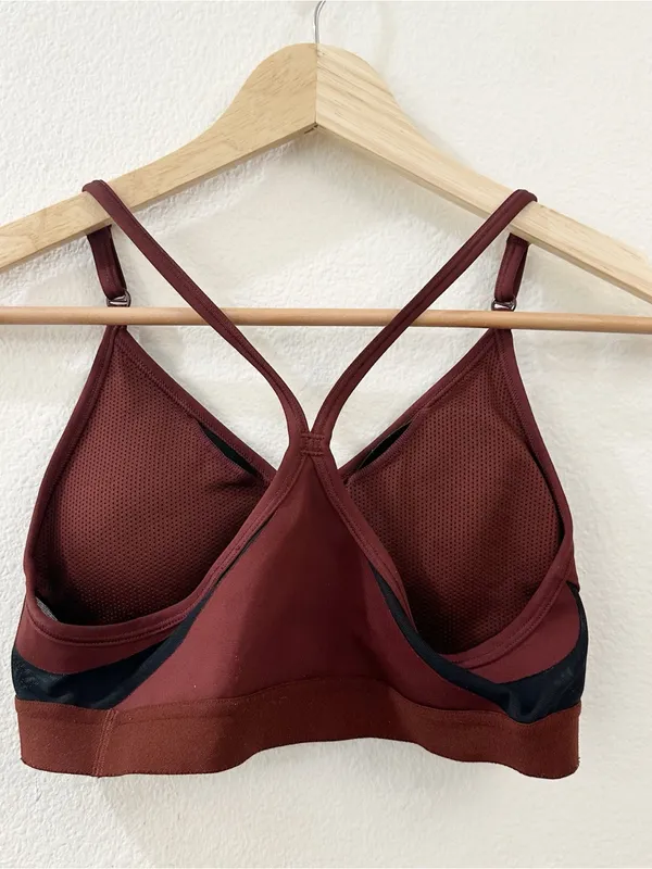 Nike Dri-FIT Women's Indy Mesh Inset Padded Sports Bra Size Small‎ - Image 6