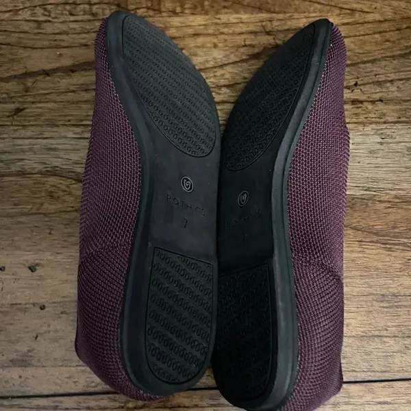 Rothy’s Port Wine Round Toe Retired Flats Shoes - Image 6