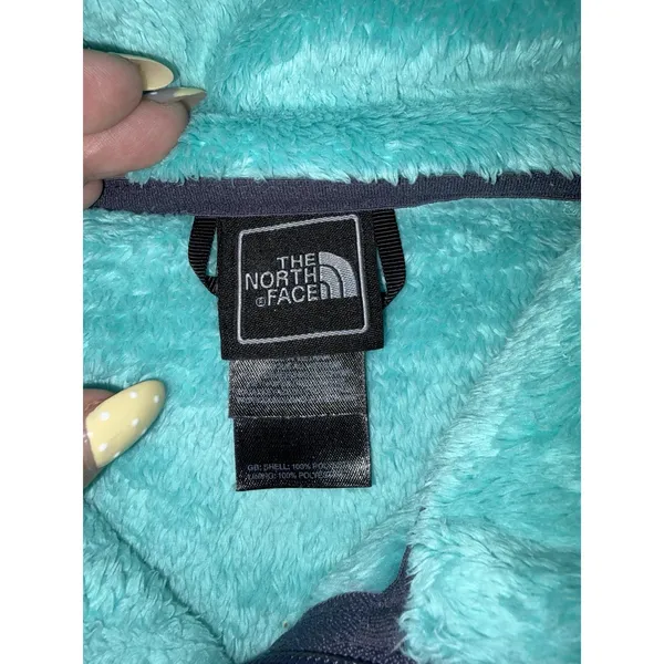 The North Face Osito 2 Jacket Women's XS Turquoise Aqua High Pile Fleece - Image 4
