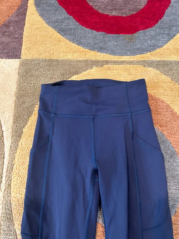 Lululemon Athletica All The Right Places Pant II Dark Blue Leggings 25” Size 2 - Image 2