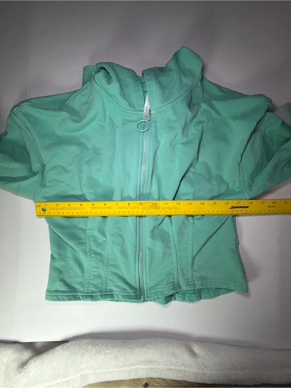 Fabletics Mint Zip-Front Cropped Jacket - Image 3