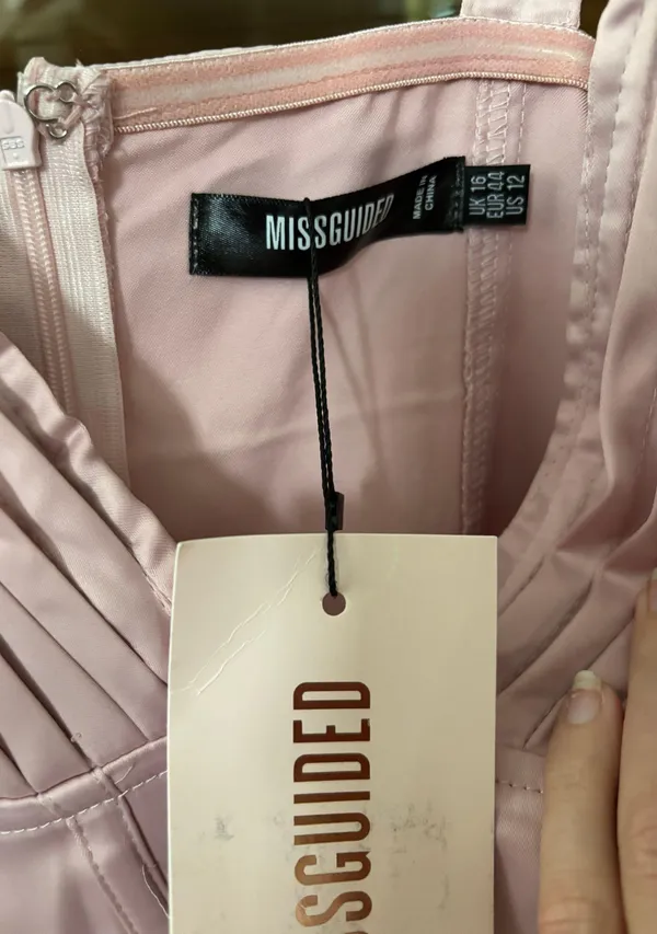 Missguided Blush Corset Dress - Image 6