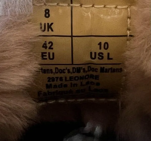 Dr. Martens Leonore Faux Fur Lined Women's Pull On Boot Size 10 SKU#243177 - Image 7