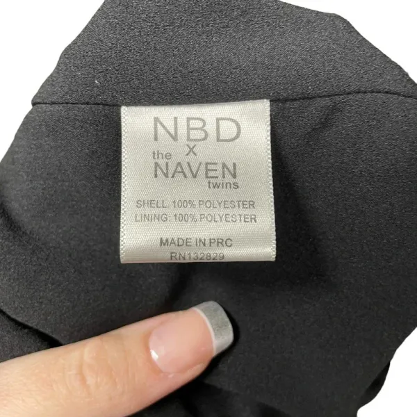 NBD x‎ Naven Twins Details Dress in Black Size XS - Image 10