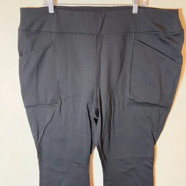Carhartt Fitted 2X Black Utility Work Pants Women's‎ Short Stretch Pocket - Image 2