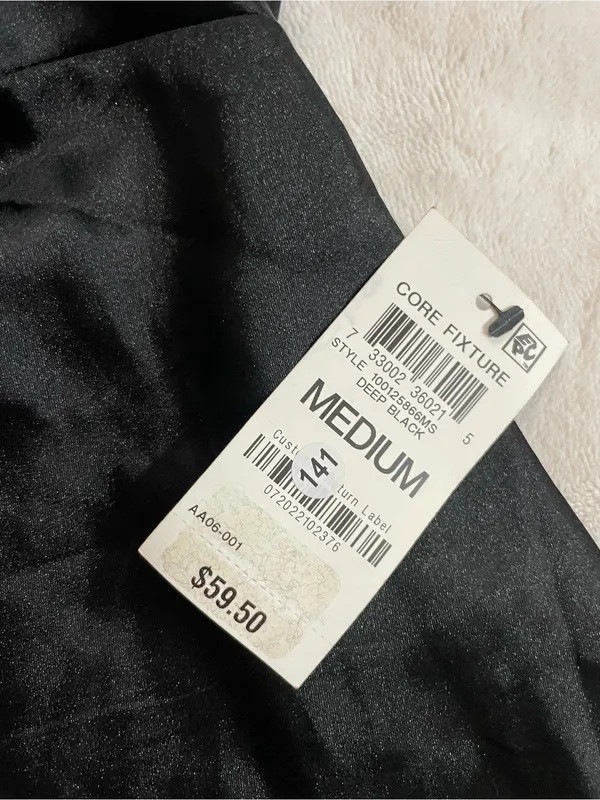 International Concepts Satin Like Lace-Trim Slip Long Nightgown Black Size M NWT - Image 4