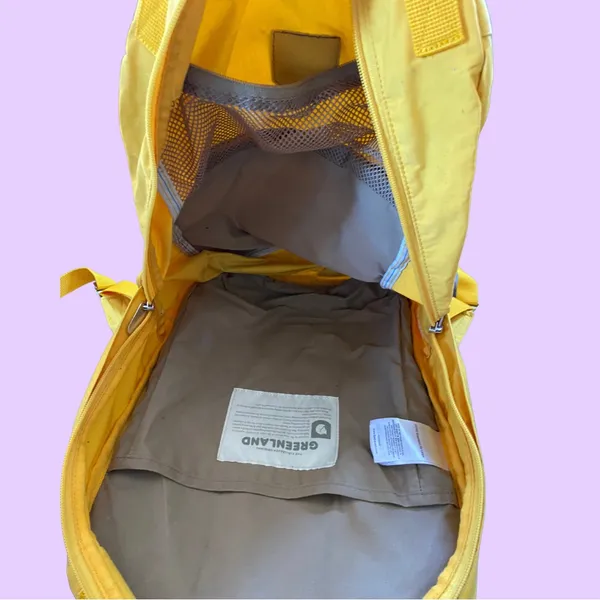 Fjjallraven Greenland Large Zip Backpack 🔥 Yellow - Image 4