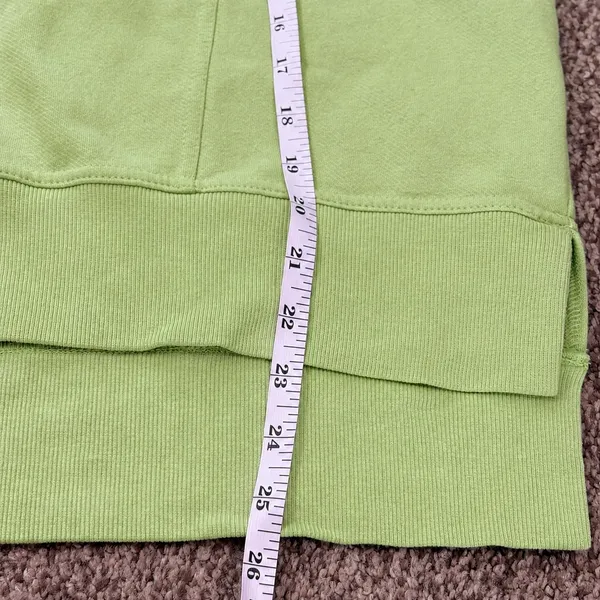 Pilcro Pullover Sweatshirt Women S Green V Neck Collar‎ Fleece Anthropologie - Image 11