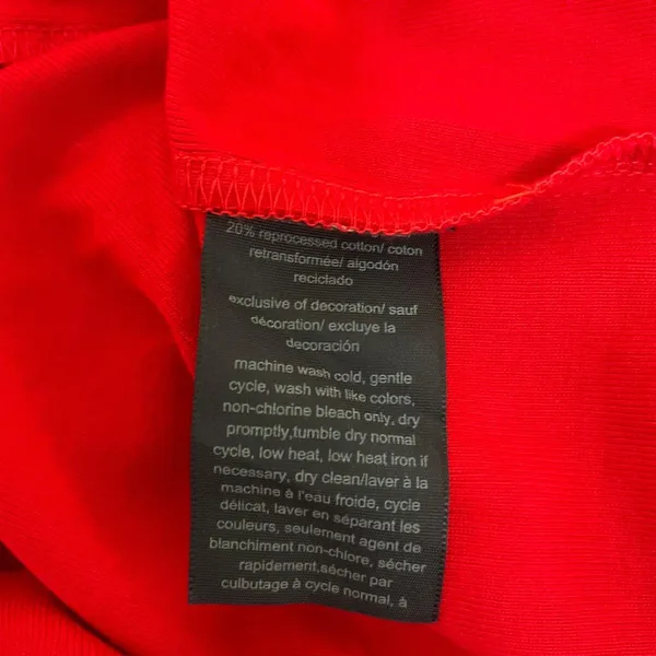 Tommy Hilfiger Women's Ruffle‎ Strap Tank Red Top Size L - Image 5