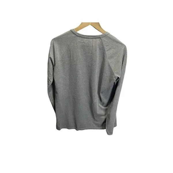 Notre Dame Adidas T Shirt Woman’s L Gray Long Sleeve‎ Fighting Irish Climalite - Image 3