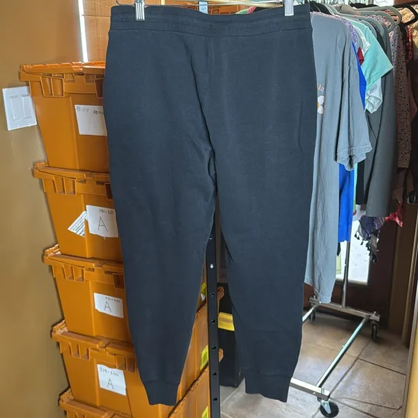 Hollister Y2K Black Joggers High Rise Sweatpants Logo Graphic Size Small - Image 6