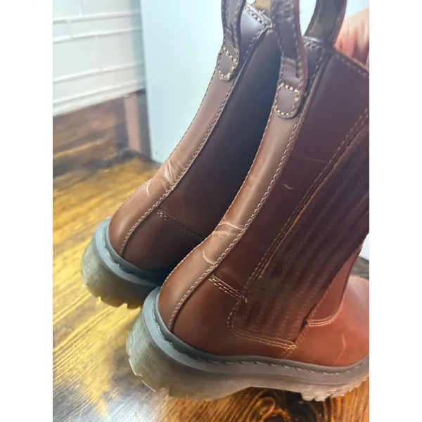 Doc Martens Brown Amaayah Lo Leather Boots Size 6 Women - Image 7
