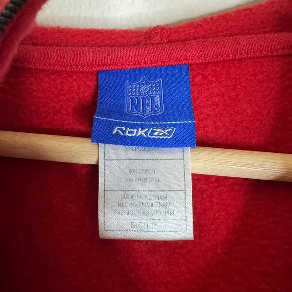 Reebok Tampa Bay Buccaneers Women's Full Zip Hoodie Red Size S - Image 6