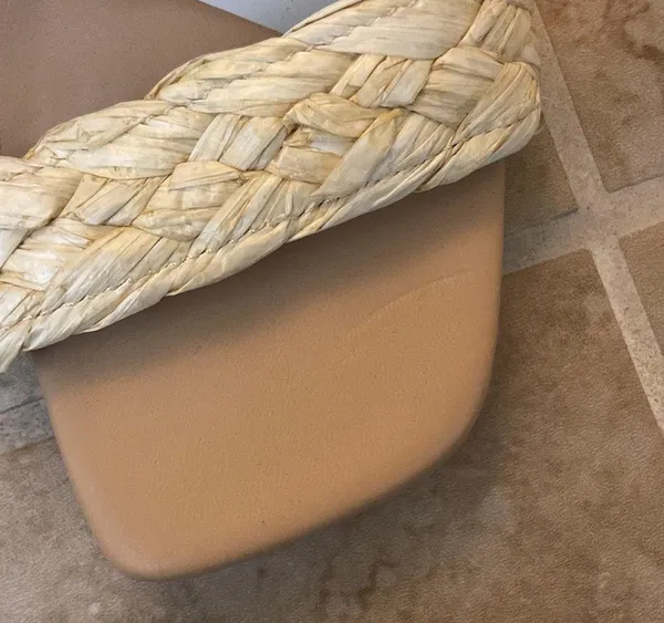 A New Day Tan Raffia Basil Heels | Size 8 - Image 6