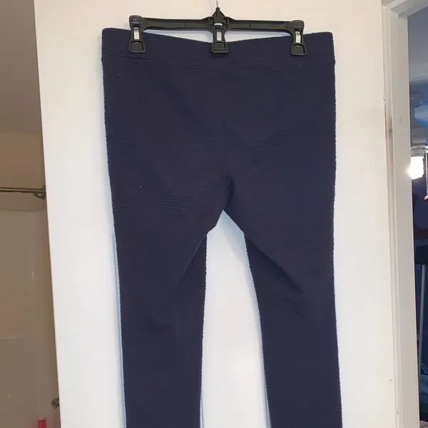 American Eagle High Waisted Textured Leggings L - Image 7