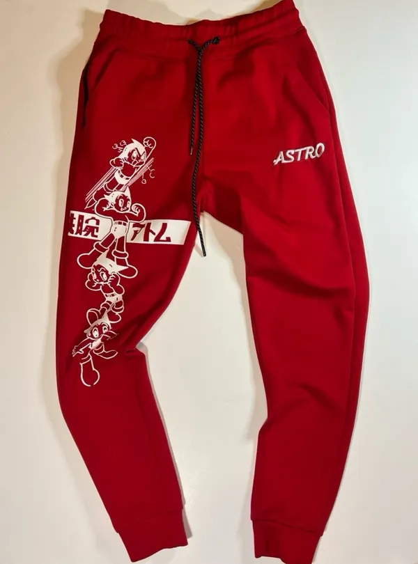 Astro Boy Sweatpants Red - Image 3