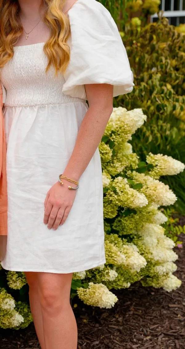 White Tuckernuck Dress Midi - Image 4