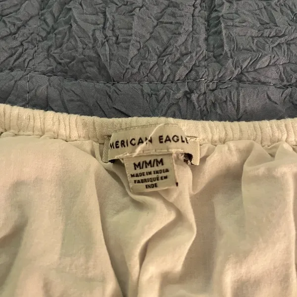 American Eagle White Eyelet top size medium - Image 2