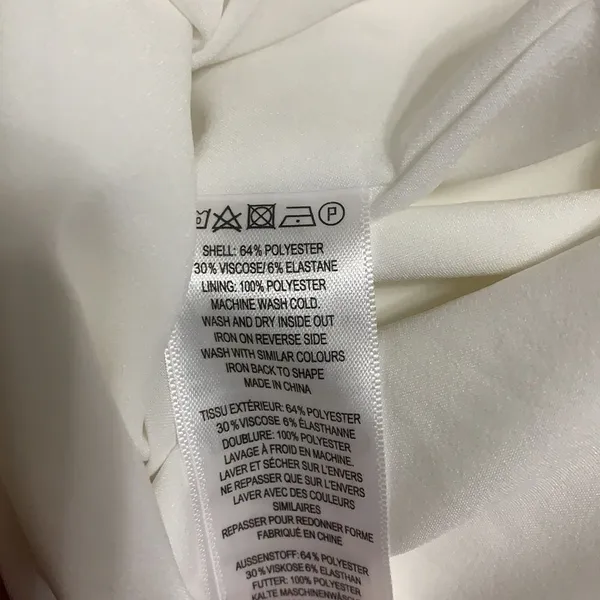 French Connection Whisper Light Sheath Minidress. 4. Ivory. NWT - Image 10
