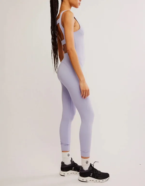 Free People Movement Lavender Jumpsuit - Image 3