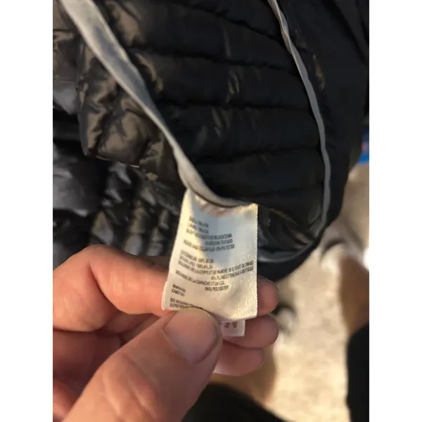 Calvin Klein Womens Packable Premium Down Puffer Jacket Black Hooded Medium M - Image 4