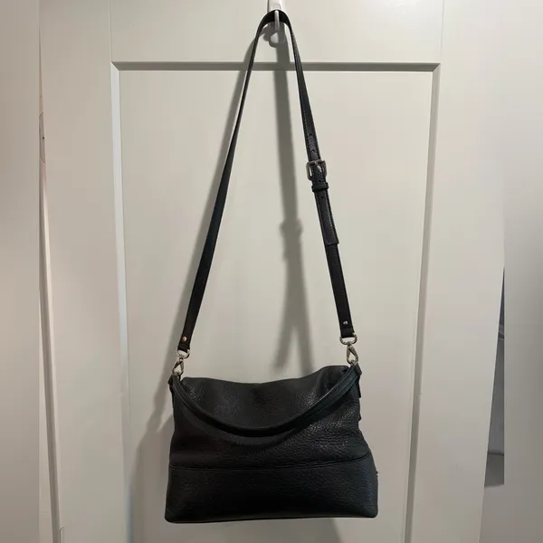 Kate Spade Large Maria Southport Avenue Black‎ Leather Cross Body - Image 2