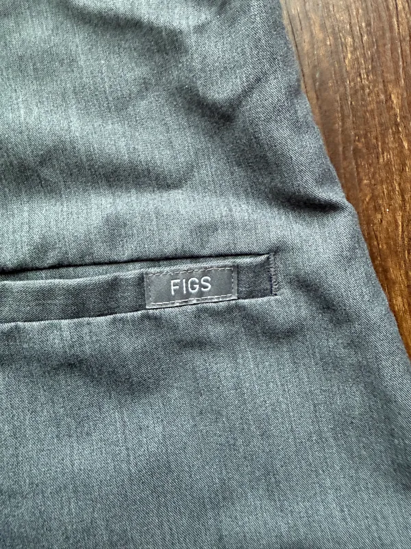FIGS Women’s Graphite Gray Casma Three Pocket Scrub Top - Size XS - Image 6