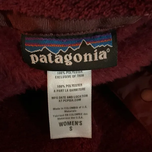 Patagonia Retool Snap T Fleece Pullover Maroon - Image 8